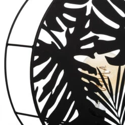 Applique Métal Noir Feuilles Olas Atmosphera 8 Applique Métal Noir Feuilles Olas Atmosphera -Demeyere Le mobilier Boutique applique metal noir feuilles olas atmosphera 3