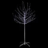 Arbre Cooper Blanc Froid Lumineux Sur Pied 400 Leds