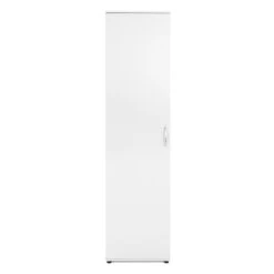 Armoire 1 Porte 6 Niveaux Blanc 10 Armoire 1 Porte 6 Niveaux Blanc -Demeyere Le mobilier Boutique armoire 1 porte 6 niveaux andy blanc 3