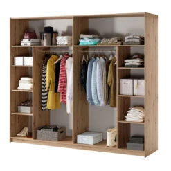 Armoire 2 Portes Grand Modèle Avec Miroir Nantes -Demeyere Le mobilier Boutique armoire 2 portes grand modele avec miroir nantes 2