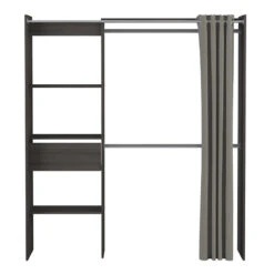 Demeyere Armoire/Placard Extensible SEATTLE Avec Rideau Chêne Vulcano -Demeyere Le mobilier Boutique armoire placard extensible seattle avec rideau chene vulcano 6