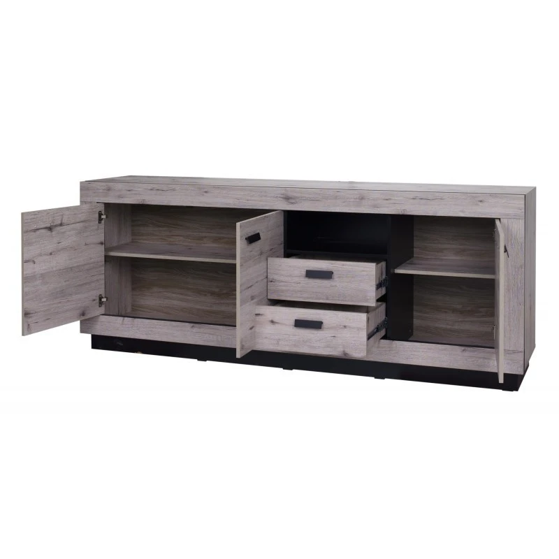 Bahut 3 Portes 2 Tiroirs Marseille 2 Bahut 3 Portes 2 Tiroirs Marseille – Image 2