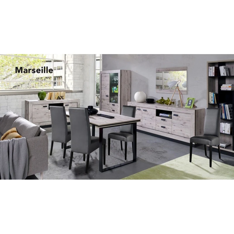 Bahut 3 Portes 2 Tiroirs Marseille 4 Bahut 3 Portes 2 Tiroirs Marseille – Image 4