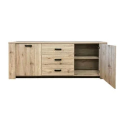 Bahut 3 Tiroirs 2 Portes Olivier -Demeyere Le mobilier Boutique bahut 3 tiroirs 2 portes olivier 2