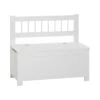 Banc Coffre à Jouets Enfant Blanc Atmosphera