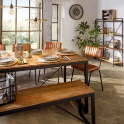 Banc Métal Et Bois Edena Atmosphera 9 Banc Métal Et Bois Edena Atmosphera -Demeyere Le mobilier Boutique banc metal et bois edena atmosphera 4