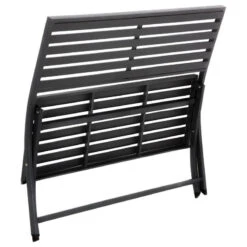 Banc Pliant Olbia Noir Graphite Hespéride 7 Banc Pliant Olbia Noir Graphite Hespéride -Demeyere Le mobilier Boutique banc pliant olbia noir graphite hesperide 2