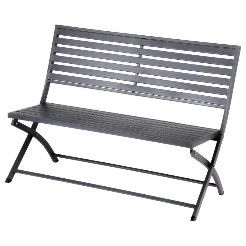 Banc Pliant Olbia Noir Graphite Hespéride 1 Banc Pliant Olbia Noir Graphite Hespéride