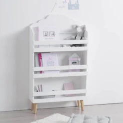 Bibliothèque Enfant Nuage Blanche Atmosphera -Demeyere Le mobilier Boutique bibliotheque enfant nuage blanche atmosphera 2
