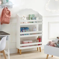 Bibliothèque Enfant Nuage Blanche Atmosphera -Demeyere Le mobilier Boutique bibliotheque enfant nuage blanche atmosphera 3