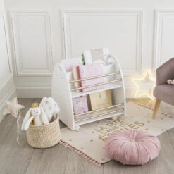 Bibliothèque Enfant Roulettes Doré Atmosphera 7 Bibliothèque Enfant Roulettes Doré Atmosphera -Demeyere Le mobilier Boutique bibliotheque enfant roulettes dore atmosphera 3