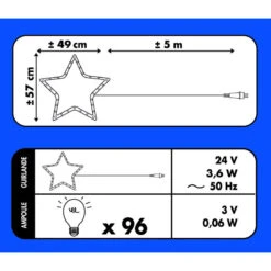 Bonhomme De Neige Lumineux 96 LED 9 Bonhomme De Neige Lumineux 96 LED -Demeyere Le mobilier Boutique bonhomme de neige lumineux 96 led 4