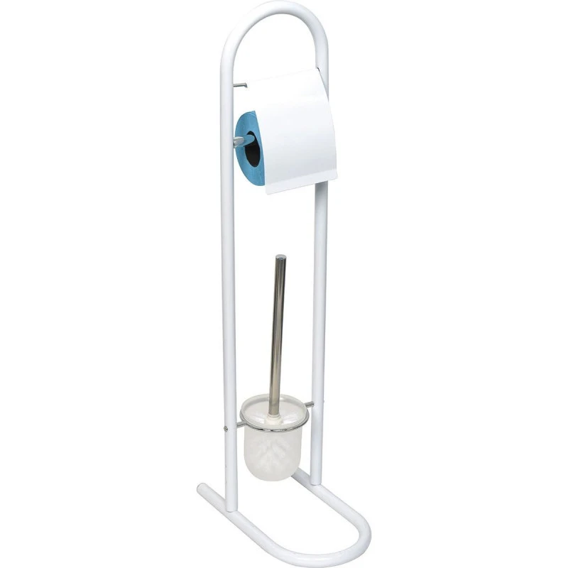Brosse Et Dérouleur Papier WC Blanc 1 Brosse Et Dérouleur Papier WC Blanc