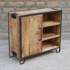 Buffet 1 Porte 3 Niches Manguier 10 Buffet 1 Porte 3 Niches Manguier -Demeyere Le mobilier Boutique buffet 1 porte 4 niches manguier 2