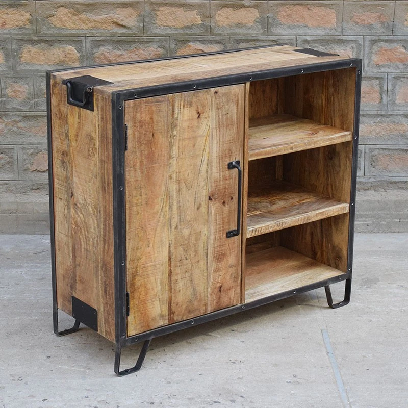 Buffet 1 Porte 3 Niches Manguier 3 Buffet 1 Porte 3 Niches Manguier – Image 3