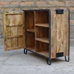 Buffet 1 Porte 3 Niches Manguier 12 Buffet 1 Porte 3 Niches Manguier -Demeyere Le mobilier Boutique buffet 1 porte 4 niches manguier 4