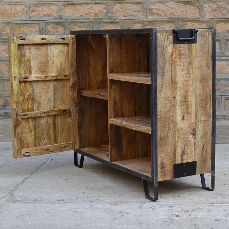 Buffet 1 Porte 3 Niches Manguier 5 Buffet 1 Porte 3 Niches Manguier – Image 5