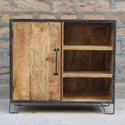 Buffet 1 Porte 3 Niches Manguier 14 Buffet 1 Porte 3 Niches Manguier -Demeyere Le mobilier Boutique buffet 1 porte 4 niches manguier 6