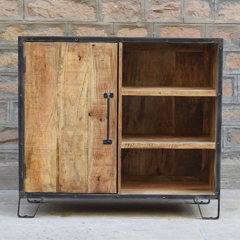 Buffet 1 Porte 3 Niches Manguier 7 Buffet 1 Porte 3 Niches Manguier – Image 7