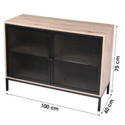 Buffet 2 Portes Grillage Soho -Demeyere Le mobilier Boutique buffet 2 portes grillage soho 2