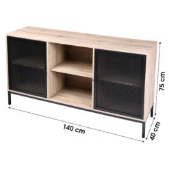 Buffet 2 Portes 2 Niches Soho -Demeyere Le mobilier Boutique buffet 2 portes niches soho 2