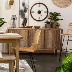 Buffet 3 Portes En Acacia Banila Atmosphera -Demeyere Le mobilier Boutique buffet 3 portes en acacia banila atmosphera 5