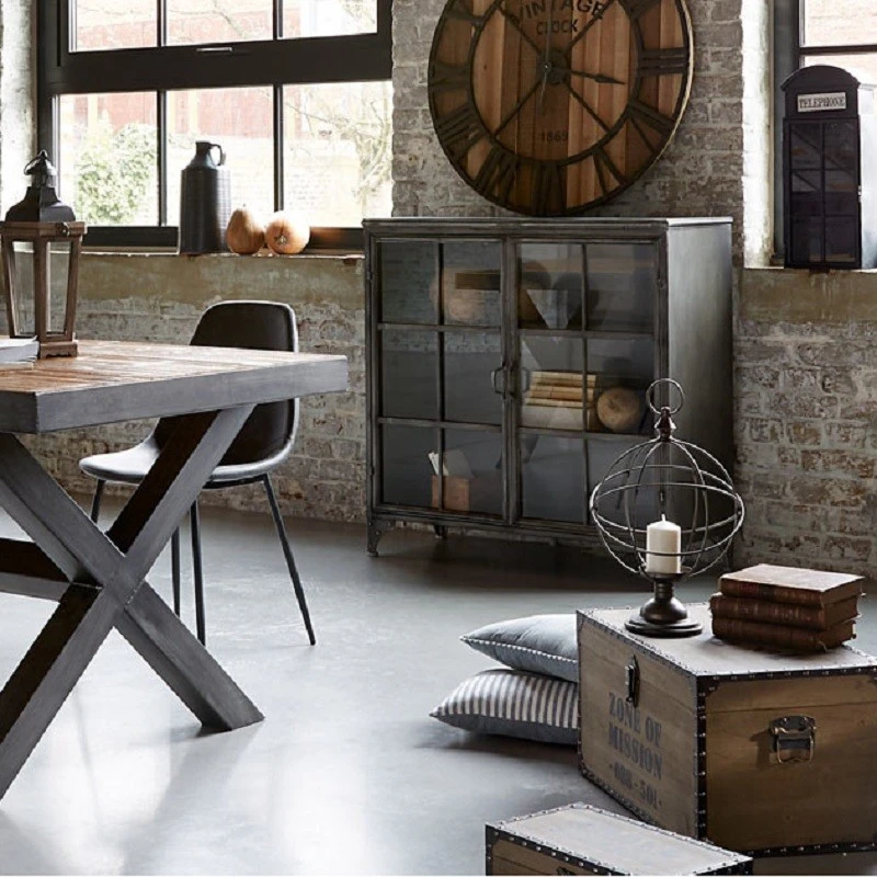 Buffet Broc 2 Portes Métal Noir Atmosphera 3 Buffet Broc 2 Portes Métal Noir Atmosphera – Image 3