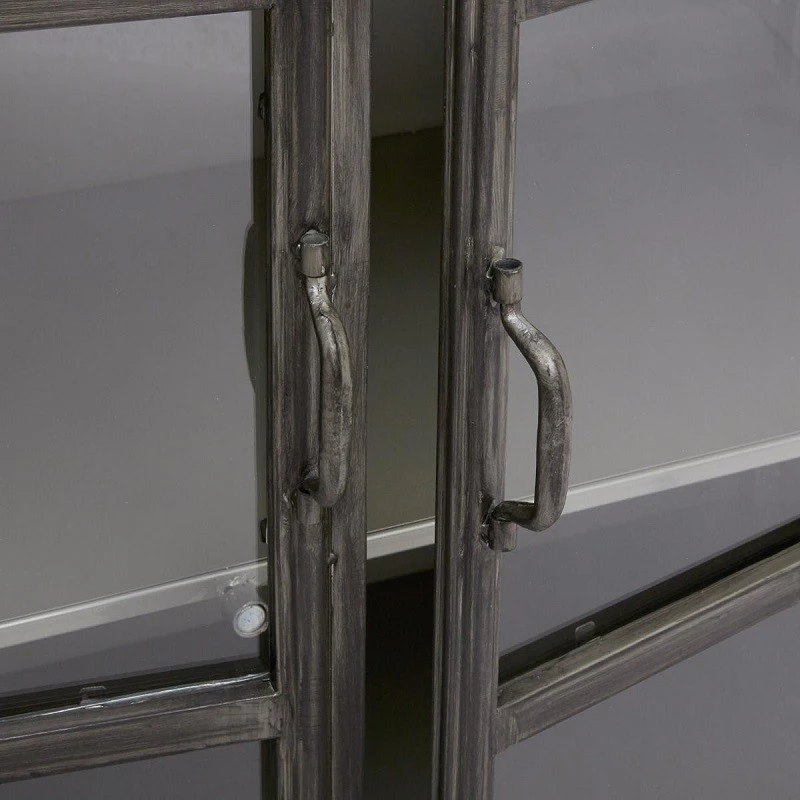 Buffet Broc 2 Portes Métal Noir Atmosphera 4 Buffet Broc 2 Portes Métal Noir Atmosphera – Image 4