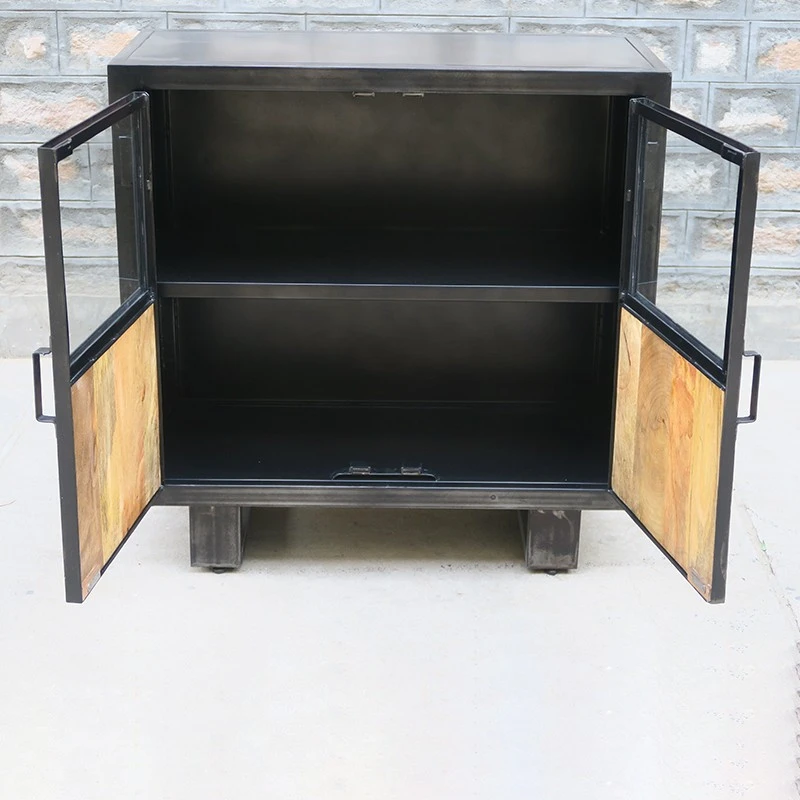 Buffet Métal Et Bois Jodhpur 2 Portes 3 Buffet Métal Et Bois Jodhpur 2 Portes – Image 3