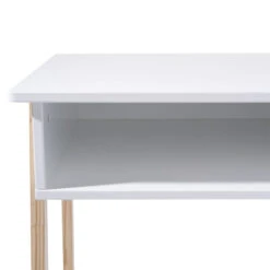 Bureau Enfant Blanc Pieds Bois Atmosphera 5 Bureau Enfant Blanc Pieds Bois Atmosphera -Demeyere Le mobilier Boutique bureau enfant blanc pieds bois atmosphera 2