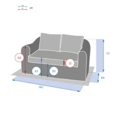 Canapé 2 Places Moorea Hespéride Terre Ombre 5 Canapé 2 Places Moorea Hespéride Terre Ombre -Demeyere Le mobilier Boutique canape 2 places moorea hesperide terre ombre 2