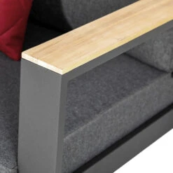 Canapé 3 Places Emperia Graphite Hespéride -Demeyere Le mobilier Boutique canape 3 places emperia graphite hesperide 3