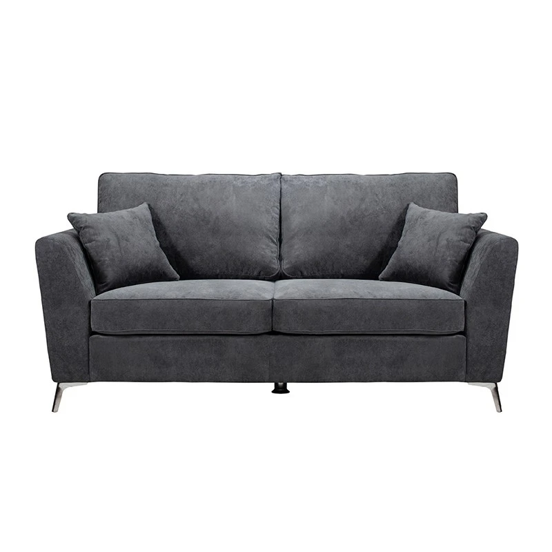 Canapé Bonita Fixe Gris 2 Places 2 Canapé Bonita Fixe Gris 2 Places – Image 2