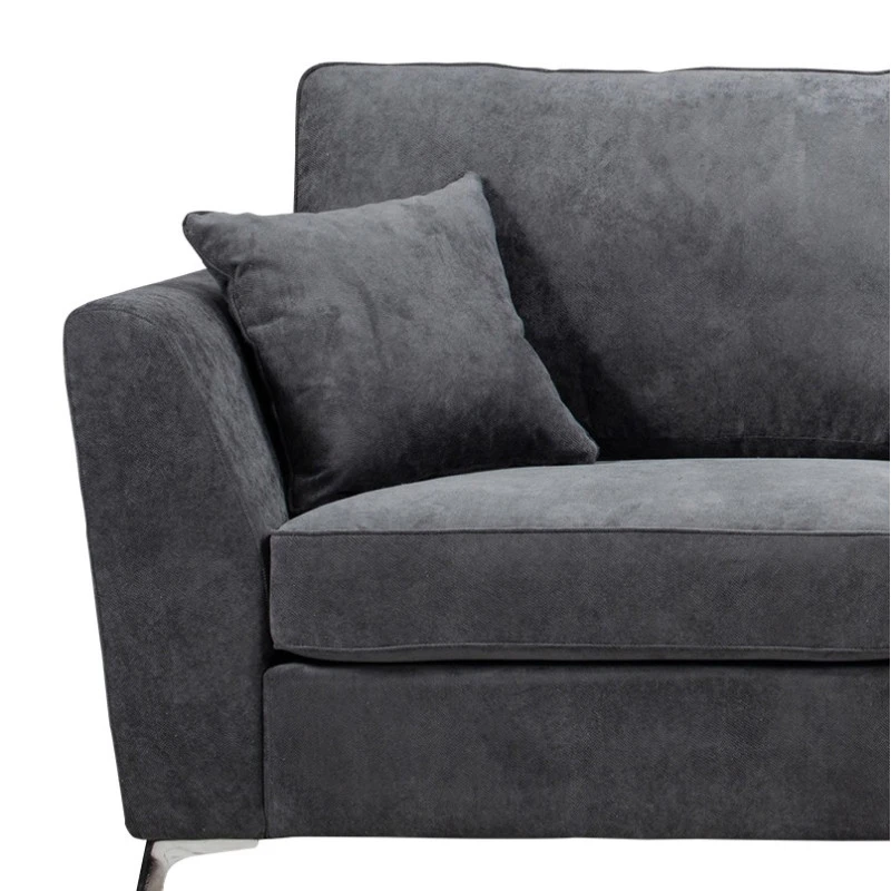 Canapé Bonita Fixe Gris 2 Places 3 Canapé Bonita Fixe Gris 2 Places – Image 3