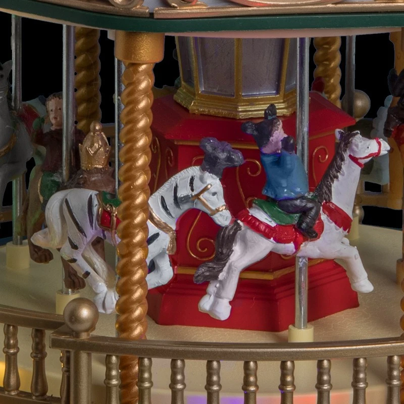 Carrousel De Noël Animé, Musical Et Lumineux 2 Carrousel De Noël Animé, Musical Et Lumineux – Image 2
