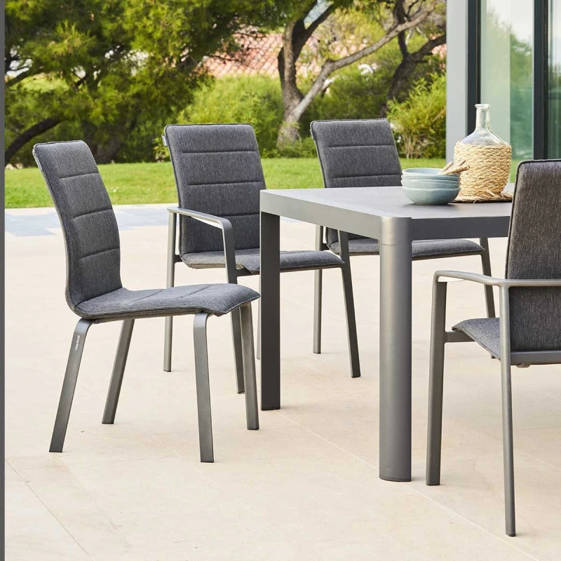 Chaise Extérieure Diese Anthracite/graphite Hespéride 2 Chaise Extérieure Diese Anthracite/graphite Hespéride – Image 2