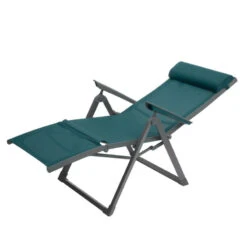 Chaise Longue Decima Hespéride Bleu Canard/graphite -Demeyere Le mobilier Boutique chaise longue decima hesperide bleu canard 1 3