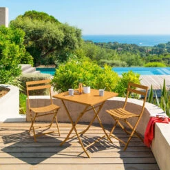 Chaise Métal Pliante Greensboro Ocre Hespéride -Demeyere Le mobilier Boutique chaise metal pliante greensboro ocre hesperide 3