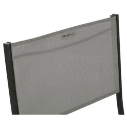 Chaise Pliante Modula Galet/graphite Hespéride -Demeyere Le mobilier Boutique chaise pliante modula hesperide galet graphite 2