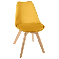 Chaise Salle Manger Baya Jaune Atmosphera