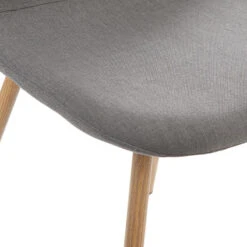 Chaise Taho Gris Foncé Assise Rembourrée Atmosphera -Demeyere Le mobilier Boutique chaise taho gris fonce assise rembourree atmosphera 2