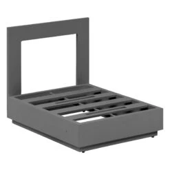 Chauffeuse 1 Place Pour Salon Allure Graphite Hespéride -Demeyere Le mobilier Boutique chauffeuse 1 place pour salon allure graphite hesperide 1 2