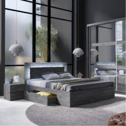 Lot De 2 Tables De Chevet Togo -Demeyere Le mobilier Boutique chevet 2 tiroirs togo lots de 2 2