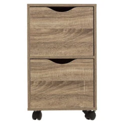 Chiffonnier 2 Tiroirs Sur Roulettes 5Five -Demeyere Le mobilier Boutique chiffonnier 2 tiroirs sur roulettes 5five 2