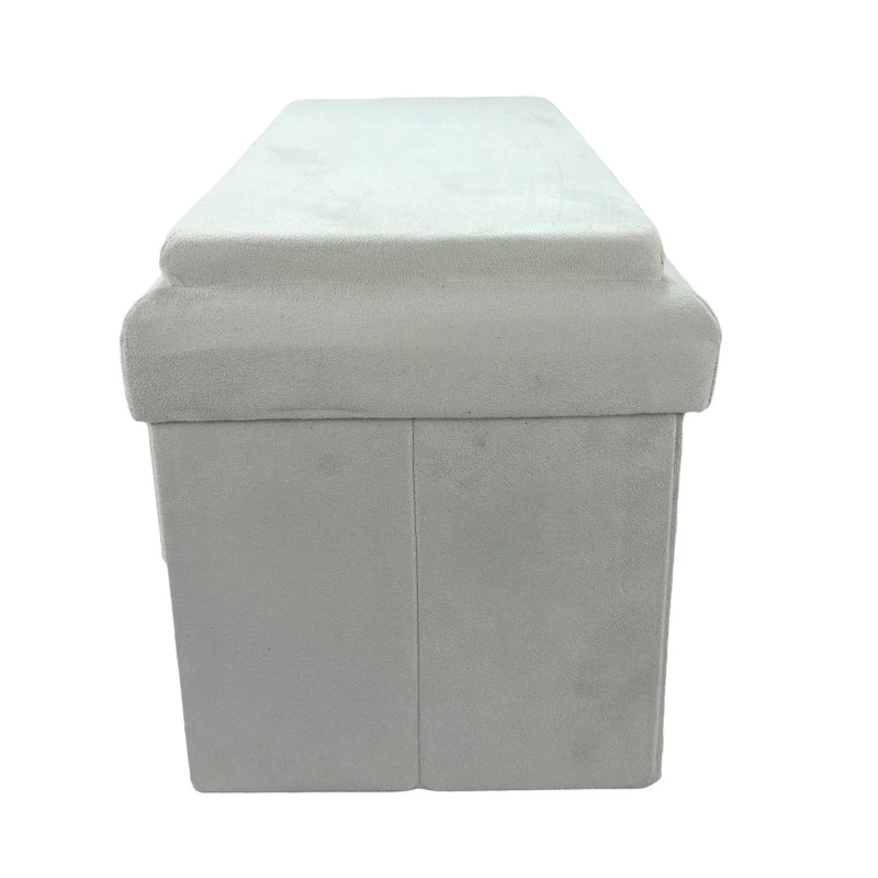 Coffre Blanc Pliable Gris Compatible Briques 2 Coffre Blanc Pliable Gris Compatible Briques – Image 2