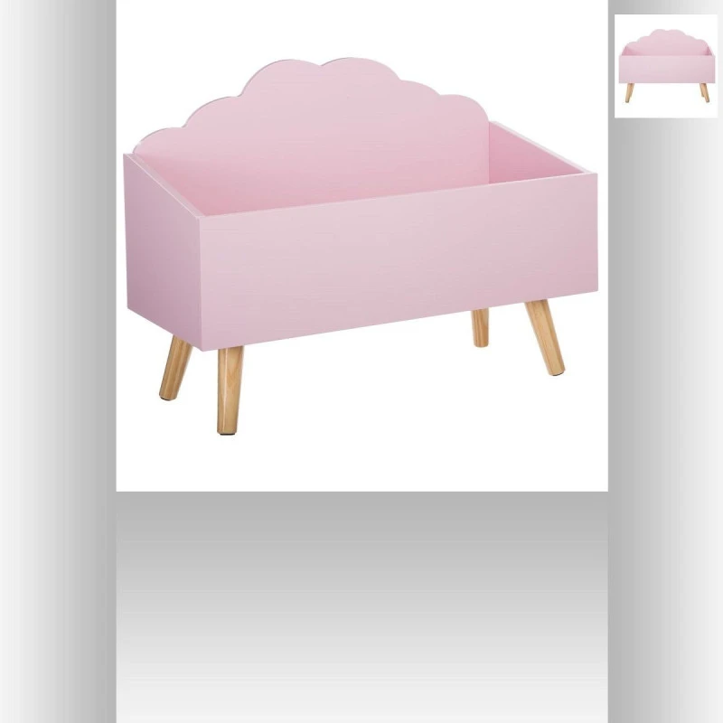 Coffre De Rangement Nuage Rose Atmosphera 2 Coffre De Rangement Nuage Rose Atmosphera – Image 2
