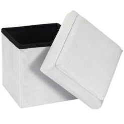 Coffre Pouf Pliable Gris Compatible Briques 14 Coffre Pouf Pliable Gris Compatible Briques -Demeyere Le mobilier Boutique coffre pouf pliable gris compatible briques 6