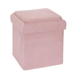 Coffre Pouf Pliable Rose Compatible Briques 10 Coffre Pouf Pliable Rose Compatible Briques -Demeyere Le mobilier Boutique coffre pouf pliable rose compatible briques 1 2