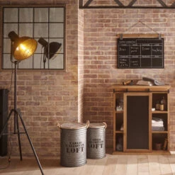 Coffres Bidons Gris Loft - Lot De 3 - Atmosphera 7 Coffres Bidons Gris Loft - Lot De 3 - Atmosphera -Demeyere Le mobilier Boutique coffres bidons gris loft lot 3 atmosphera 2