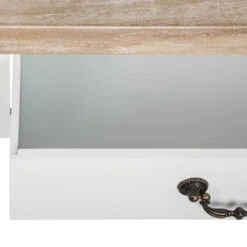 Coiffeuse Blanche 3 Tiroirs Chrysa Atmosphera -Demeyere Le mobilier Boutique coiffeuse blanche 3 tiroirs chrysa atmosphera 4